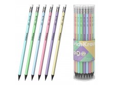 55272 Чернографитный карандаш пластиковый ErichKrause JOY&#174; Pastel, круглый, с ластиком, HB (в тубусе по 42 шт.) Цена 15,2+% в наличии 12 шт. Мин. заказ - 6 шт.jpg