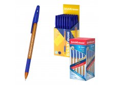 39530 Ручка шариковая ErichKrause R-301 Stick&Grip Amber 0.7, цвет чернил синий (в коробке по 50 шт.) Цена 16,7+% в наличии 30 шт. Мин заказ - 5 шт.jpg