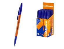 63089 Ручка шариковая ErichKrause Slender&#174; Stick Orange 0.7, Super Glide Technology, цвет чернил синий (в коробке по 50 шт.) Цена 13,8+% в наличии 50 шт. Мин заказ - 5 шт.jpg