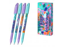 61103 Ручка шариковая ErichKrause U-109 Stick&Grip Tropical 1.0, Ultra Glide Technology, цвет чернил синий (в коробке по 12 шт.) Цена 43+% Мин. заказ - 3 шт.jpg
