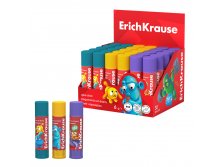 60909 Клей-карандаш ErichKrause EasyStick Jolly Friends, 6г (в коробке-дисплее по 30 шт.) Цена 40,3+% в наличии 19 шт. Мин. заказ - 3 шт. Если меньше цена 50+% за 1 шт.jpg