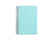 53699 Тетрадь общая с пластиковой обложкой на спирали ErichKrause&#174; Pastel Mint, А6, 80 листов, клетка Цена 61,5+% в наличии 1 шт.jpg