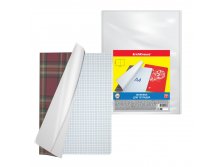 44509 Набор пластиковых обложек ErichKrause&#174; Fizzy Clear для контурных карт, атласов и тетрадей A4, 306х426мм, 50 мкм (пакет 10 шт.) Цена 81+% в наличии 1 набор.jpg