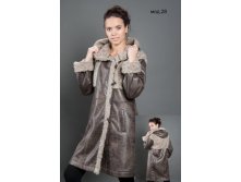 Дубленка (полупальто) женская Цена 3450 руб  Размеры 42-56  цвет Кофейный .jpg