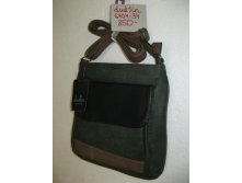 DUDLIN  6704-34 Тёмно серая с чёрным клапаном