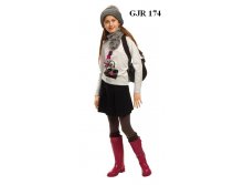 GJR174 джемпер для девочек JERSEY  , 324 руб