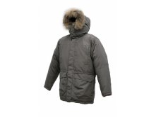 Длинный мужской пуховик с мехом Хаска 12207   4490р (48-60) цвет  Dusty red.jpg