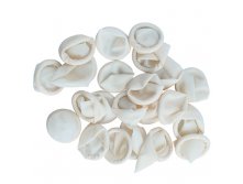 (нов пр) Напальчники белые для тримминга, (100 шт.) Fin*ger Condo*ms Me*dium *White 