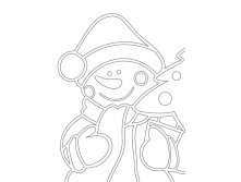 a5_Снеговик в колпаке