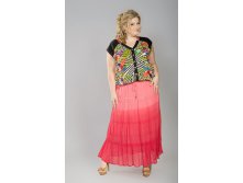 14169-1	блуза	L-3XL (4)	с воротничком цвета coral	НОВАЯ ЦЕНА 4,50!!!!!!!!$9,45