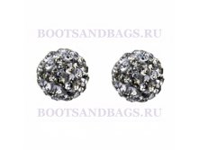 СЕРЁЖКИ гвоздики ШАМБАЛА тёмно-серые 79руб.jpg