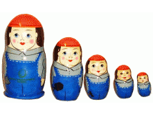 матрешка авторская Строитель