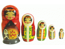 Матрешка авторская Северянка