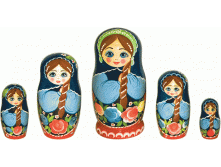 Матрешка авторская Морозко 5 кук