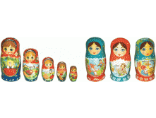 Матрешка Сказки 5 кук