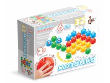 01539 Мозаика напольная с круглыми фишками 32 эл,д.60мм, 260,00