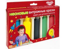 185,28 руб. Набор для детского творчества Неонов***ые витр***ажные краски. арт.TA***1572