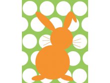Easter Bunny orange on green.jpg