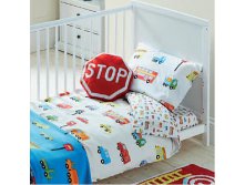 George Home Blue Transport Toddler Duvet Set