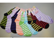 Носки женские. Полоска ассорти