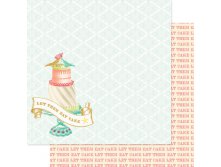 Let Them Eat Cake 12X12 Postcards From Paris Ii Paper.jpg