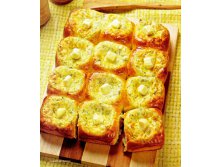 Пирог из ватрушек с сыром