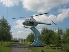вертолет,подаренный жителям Прокопьевска