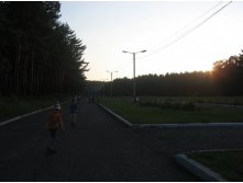 аллея в Прокопьевске
