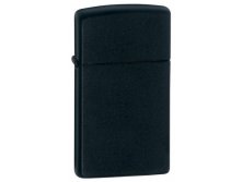 988   ZIPPO SLIM BLACK MATTE &#8470; 1618