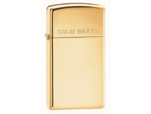 1236   ZIPPO SLIM HIGH POLISH BRASS &#8470; 1654