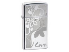 1286    ZIPPO SLIM LOVE ENGRAVING &#8470; 24816