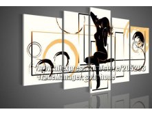 Framed-5-Panels-100-Handmade-High-End-Amazing-Wall-Art-Beautiful-Girl-font-b-Pictures-b.jpg