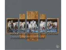 Framed-5-Panel-100-Handpainted-Amazing-High-End-Large-font-b-Horse-b-font-Artwork-Oil.jpg