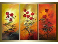 Free-Shipping--The-Red-Wild-Rose-Modern-Flower-Oil-Painting-Wall-Art-Top-Home-Decoration.jpg