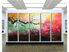The-Plum-Blossom-Huge-5-Panels-Handmade-Modern-Flower-Oil-Painting-on-Canvas-Wall-Art-Top-6.jpg