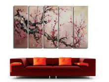 The-Plum-Blossom-Huge-5-Panels-Handpainted-Flower-Oil-Painting-on-Canvas-Wall-Art-Top-Home-4.jpg