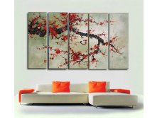 The-Plum-Blossom-Huge-5-Panels-Handmade-Modern-Flower-Oil-Painting-on-Canvas-Wall-Art-Top-2.jpg