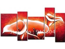 Framed-5-Panels-100-Handpainted-High-End-Red-Flower-font-b-Acrylic-b-font-font-b.jpg