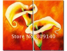 free-shipping-oil-font-b-painting-b-font-canvas-abstract-golden-font-b-Lily-b-font.jpg