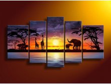 Free-Shipping-hand-painted-wall-art-African-font-b-elephants-b-font-deer-Home-Decoration-Modern.jpg