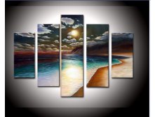 hand-painted-artwork-The-Yellow-beach-High-Q-Wall-Decor-Landscape-Oil-font-b-Painting-b.jpg