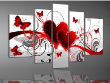 hand-painted-font-b-oil-b-font-wall-art-Red-flower-love-butterfly-home-decoration-abstract.jpg