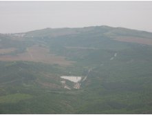 вид на побережье с нижнего плато