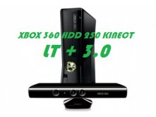 Xbox 360 (250Gb)  KINECT + Kinect Adventures + LT+3.0 (   +   Live)