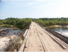 мост на рустай, в заповедник, разумеется мы по нему проехались