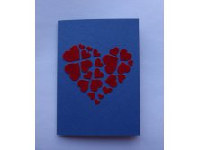 Сердце из сердечек