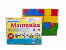 01332 Мозайка напольная Машинка, 26 эл.,  349,00 руб