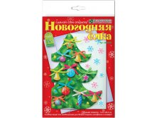 Набор для изготовления новог.открытки Новогодняя елка_82 руб.