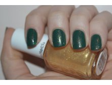 Essie 734 Going Incognito + As Gold As It Gets.jpg