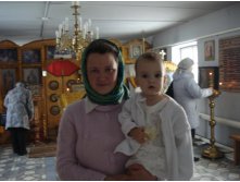 Белый жакетик, Крещение, год и пять